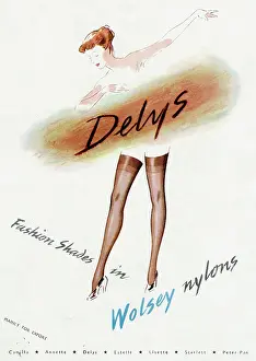 Nylons: Advert for Wolsey Nylons 1951