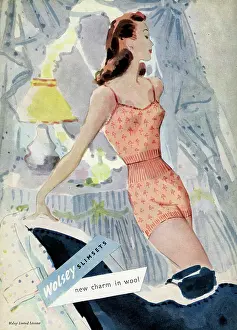 Forties Style: Advert for Wolsey underwear 1947