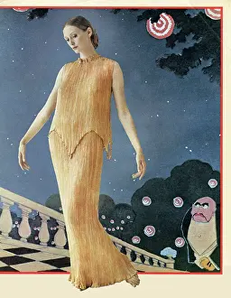 Superimposed: Advertisement, women's fashions