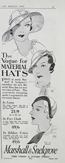 Snelgrove: Advert for Women's Hats
