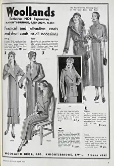 Garments: Advert for Woollands
