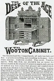 Wooton: Advert for Wooton Cabinet 1884