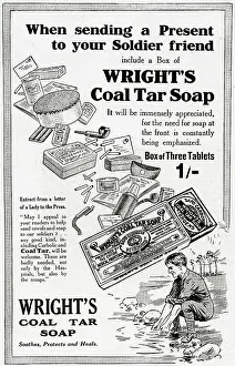 Wrights: Advert for Wright's Coal Tar soap 1915