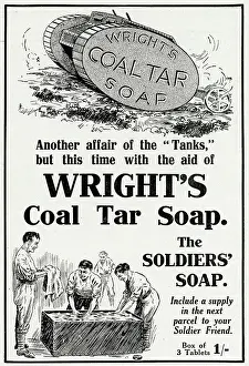 Wrights: Advert for Wright's Coal Tar Soap 1917