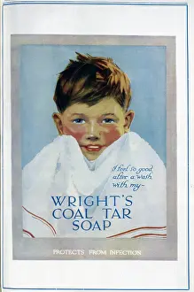 Antiseptic: Advert for Wright's Coal Tar soap
