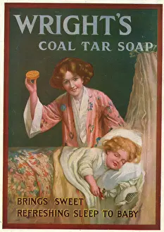 Asleep: Advert, Wright's Coal Tar Soap