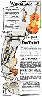 %mep: Advertisement for Wurlitzer musical instuments