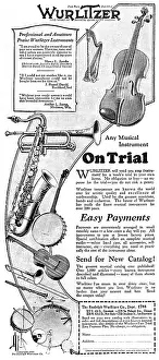 %mep: Advertisement for Wurlitzer musical instuments