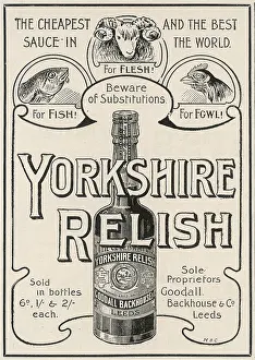 Beware: Advert for Yorkshire Relish 1898