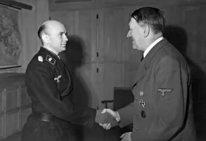 Promoted: Adalbert Schulz and Adolf Hitler, 1944