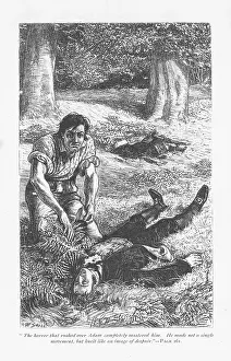 Horrified: Adam Bede, having got the better of Arthur Donnithorne