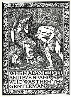 Question: When Adam delved and Eve span