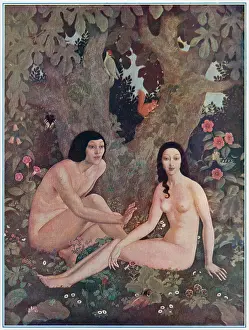 Dulac: Adam and Eve by Edmund Dulac