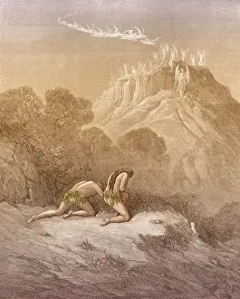 Enhance: Adam and Eve by Gustave Dore