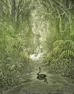 Satan: Adam and Eve and Snake by Dore