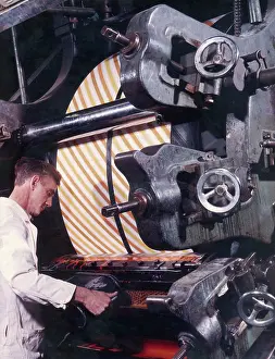 Dyeing: Adding Dye to a printing machine