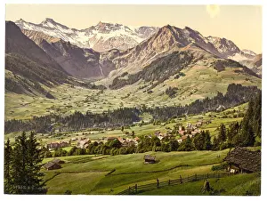 Adelboden: Adelboden, general view, Bernese Oberland, Switzerland