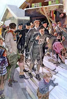 Adelboden: At Adelboden The ski jumpers return