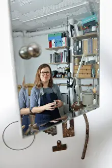 Workspace: Adele Brereton studio, Cockpit Arts, London, UK