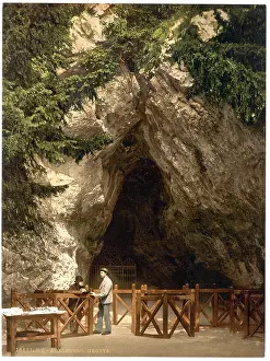 Grotto: Adelsberg, the grotto, Carniola, Austro-Hungary