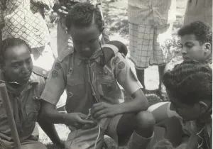 Practising: Aden Patrol Leaders course