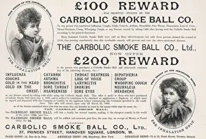 Claims: ADERT FOR CARBOLIC SMOKE BALL 1893