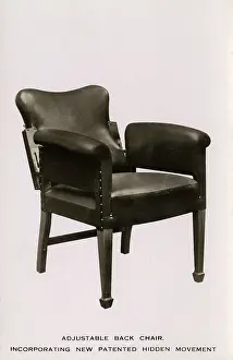 Recline: Adjustable back chair with hidden movement