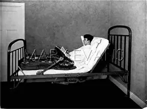 Sickbed: ADJUSTABLE SICK BED 1930