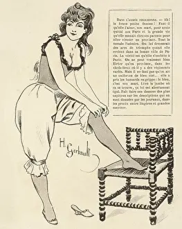 Knickers: Adjusting Her Stockings