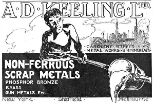 Ferrous: A.D.Keelling Ltd Non Ferrous Scrap Metals. Caroline St Bhm