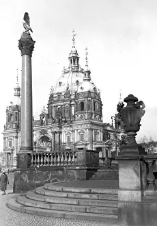 Banister: The Adlersaeule - Eagle Column and the Berlin Cathedral