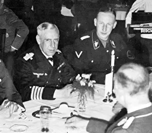 Headquarter: Admiral Canaris and SD head Heydrich