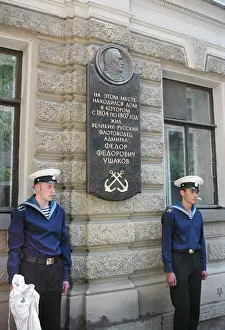 Irina: Admiral Fyodor Ushakov memorial plaque