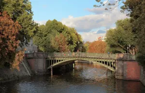 Landwehrkanal: Admiralstrasse bridge, Berlin, Germany
