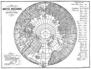 Charted: The Admiralty Chart of the Arctic Region 1875