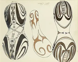 Valuable: Admiralty Islands - decorated gourds
