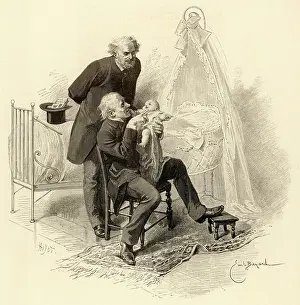 Crib: Admiring a baby