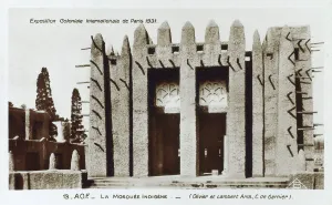 Coloniale: Adobe Mosque - Colonial Exhibition Paris