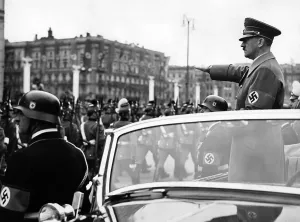 Convertible: Adolf Hitler on his 50th birthday, 1939