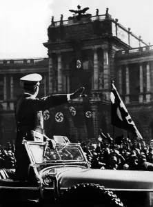 Enters: Adolf Hitler during the annexation of Austria
