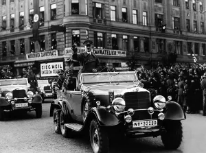 Enters: Adolf Hitler during the annexation of Austria