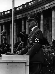 Rosenberg: Adolf Hitler during the annexation of Austria