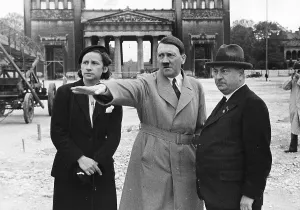 Gall: Adolf Hitler with architect Professor Gall and Gerdy Troost