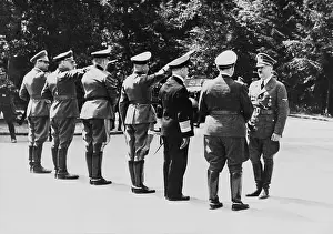 Lcgr1405: Adolf Hitler arrives at the ceasefire negotiations