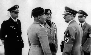 Galeazzo: Adolf Hitler with Benito Mussolini, 1934