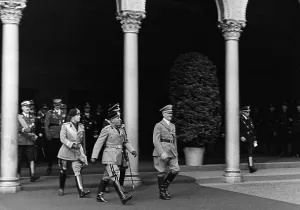 Maintain: Adolf Hitler and Benito Mussolini, 1937