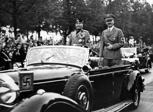 Fascio: Adolf Hitler with Benito Mussolini, 1937