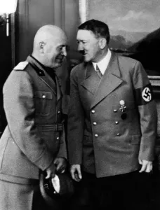 Fascio: Adolf Hitler with Benito Mussolini, 1938