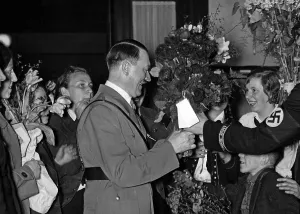 Homage: Adolf Hitler on his birthday, 1937