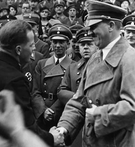 Motorway: Adolf Hitler building an Austrian motorway, 30s
